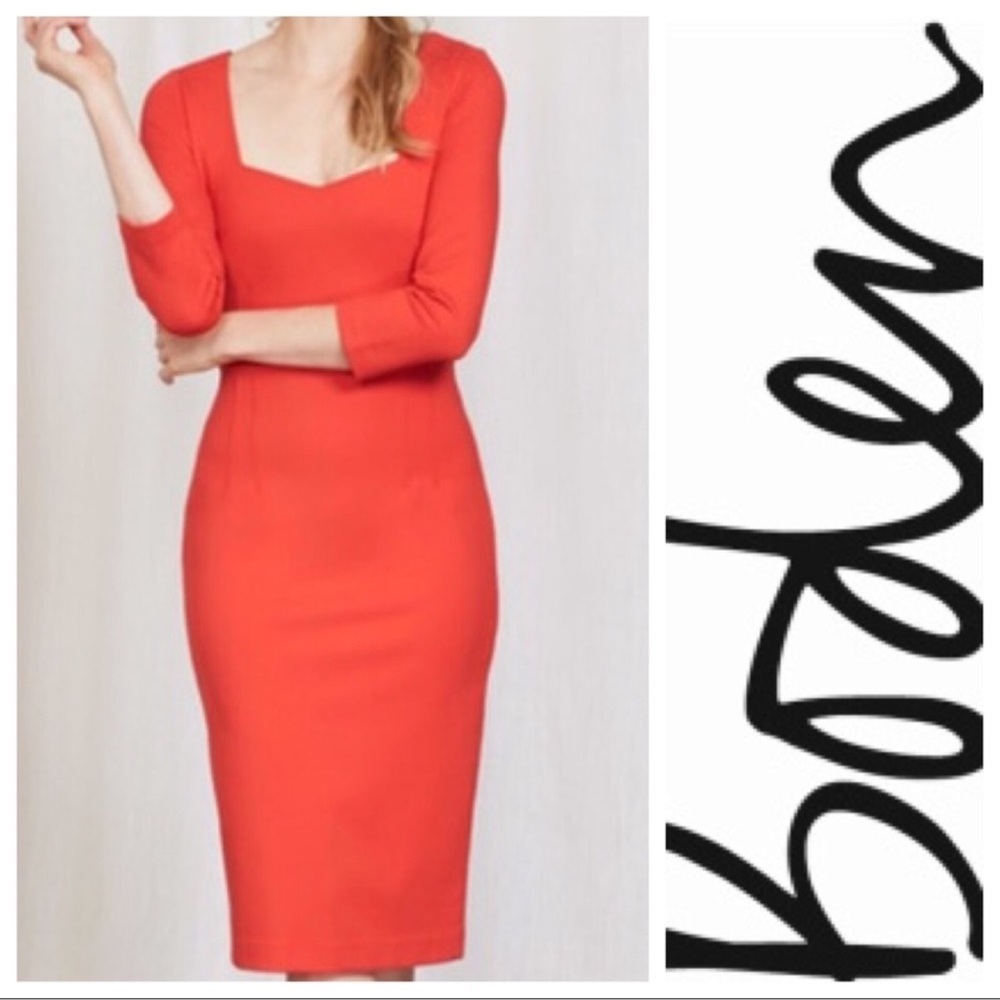 BODEN Rebecca Ponte Dress size 6L stretch